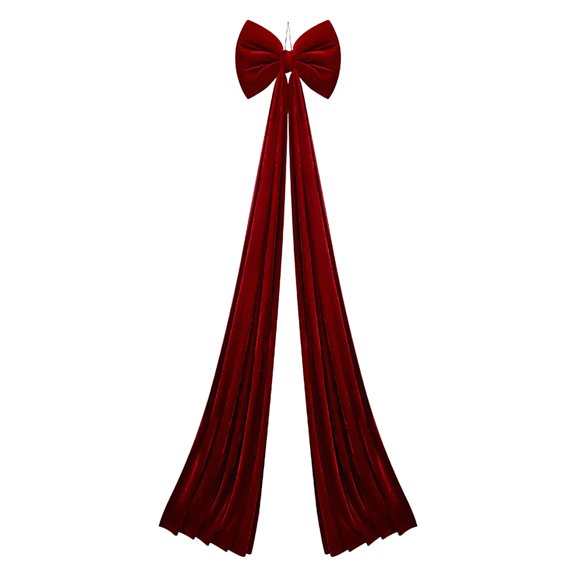 Practical Giant Bow for Events: 75x18 Inch Christmas Tree Topper, Big Bow for Wall – Supplies for Christmas, Birthday, Party & Baby Showers