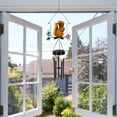thumbnail image 3 of Lámpara de carillón de viento Ahorro de energía Tubo de hierro retro Melodía hecha a mano Decorativa para adornos colgantes al aire libre Patio Porche Ardilla Soledad Campanas de viento, 3 of 8