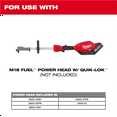 thumbnail image 4 of Milwaukee Tool M18 FUEL QUIK-LOK Hedge Trimmer Attachment, 4 of 4