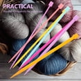thumbnail image 6 of 14-Piece Plastic Stick Needle and Crochet Hook Kit for Knitting, Scarf, Scrunchies, Yarn Weaving Accessories, Ideal for Beginners, 6 of 6