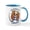 White/Blue Inside, variant on CafePress - CKCS Blenheim IAAM Mug - 11 oz Ceramic Mug - Novelty Coffee Tea Cup