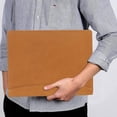 thumbnail image 4 of Succor Genuine Leather Business Portfolio Organizer-Professional Card Padfolio-Leather Binder-Document Holder-Resume Folder-A4 PAD Folio for Men and Women-13”x10”-Tan, 4 of 8