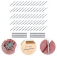 thumbnail image 1 of MERRYHAPY 600Ud Clavos Invisibles De Doble Para Instalación De Molduras Y Zócalos Plata, 1 of 8