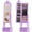Purple, variant on Freestanding Kids Princess Jewelry Armoire, Full-Length LED Mirror with Adjustable Colors, 3 Drawers & Safe Anti-Tip Structure, White Vanity Cabinet for Girls 3+