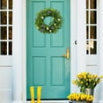 Spring Wreaths for Front Door Outside Summer Flower Plant