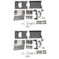 thumbnail image 1 of 2X Varillas de Tracción de Chasis de Metal Servo Soporte de Montaje Fijo Amortiguador para Mn D90 D91 Mn99S 1/12 Rc Car Piezas de Actualización, Negro, 1 of 5