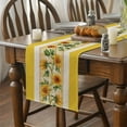 thumbnail image 4 of Boovnll Table Cloth, Summer and Autumns Sunflower Prints Decorate Linen Tablecloths, Table Cloth Rectangle Table, Tablecloth, Tablecloths, 4 of 6