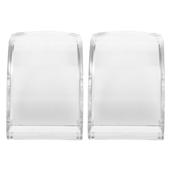 LABSERRON 2-Pack Clear Acrylic Watch Storage Box Organizer for Travel and Display, Single Watch Holder Case