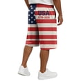 thumbnail image 3 of 4th of July Shorts for Men - 250th Anniversary Patriotic Print Shorts, Stars and Stripes Casual Summer Beach Holiday Shorts M, 3 of 6