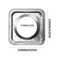 thumbnail image 3 of Gas Stove Disposable Burner Liner, Square Aluminum Foil Burner Cover, Gas Range Protector Bibs for Keep Range Clean (30Pc), 3 of 8