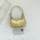 thumbnail image 4 of Bolso de axila de moda para mujer, bolso cruzado con patrón de cocodrilo para regalo (dorado), 4 of 9