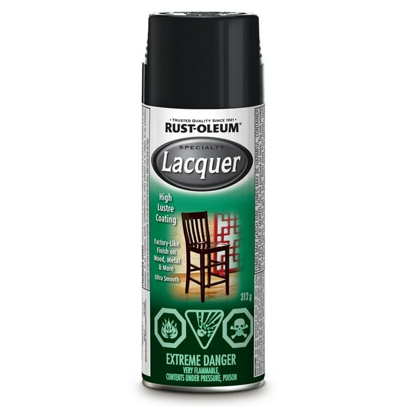 Rust-Oleum Laque en aérosol- Noir 312g