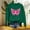 #017-Army Green, variant on Craaazy Sweatshirts For Women Breast Cancer Awareness Sweatshirts Ribbon Print Casual Long Sleeve Shirts Gifts For Women