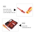 thumbnail image 4 of 13 Pcs VDE Insulated Screwdriver Set -V High Voltage 1000V Magnetic Slotted Torx Hand Tools, 4 of 8