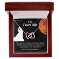 thumbnail image 4 of To My Fiancee You Inspire Me Inseparable Necklace, 4 of 20