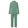 thumbnail image 5 of Breezora Women's Long Sleeve Cardigan and Pants Suit Set Office Work Professional Outfit Elegant Two Piece Business Casual Wear XL Size Green, 5 of 8