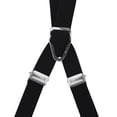 thumbnail image 6 of Toptie Men's Skinny Suspenders 1/2"inch (1.5CM) X-Back Clip Suspenders-Black, 6 of 7