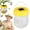 Yellow, variant on Hanging Outdoor Wasp Yellow Jacket Trap, Weather Resistant Fly Insect Catcher Bottle, Reusable Yellow Jacket Trap, Construction Site Bug Catching Container, Outdoor Pest Trap Jar,Yellow