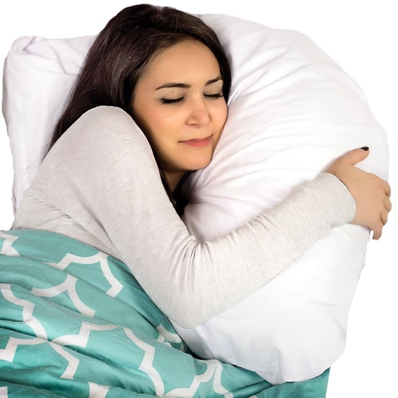 Almohada corporal DMI para dormir de lado y embarazo con soporte contorneado