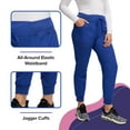 thumbnail image 5 of HeartSoul Break On Through Women's Scrubs Pant Low Rise Jogger HS030, 5 of 7