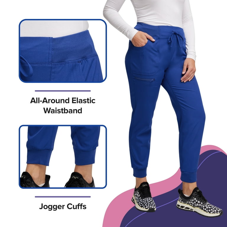 HeartSoul Break On Through Women s Scrubs Pant Low Rise Jogger HS030 Walmart