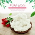 thumbnail image 7 of Lambs Wool Stuffing Super Clean Fine Wool for Felting Filler Roving Mercerized Wool for Crafts Needle Cushions Pillow Knitted Stuffed Toys Animals Blending and Dryer Balls, Natural White, 7 of 7