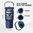 thumbnail image 3 of 30 Oz Retirement Tumbler with Handle and Straw, Best Retirement Cup Gift Ideas for Men, Fathers Day Stainless Steel Retired Cup Gifts for Men, 3 of 6