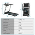 thumbnail image 2 of Gymax Electric Folding Treadmill Italy Designer Running Machine w/ Heart Rate Belt, 2 of 10