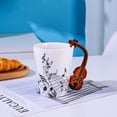 thumbnail image 6 of LanHong 13.5 Ounce Novelty Violin Mug Music Note Coffee Mug Ceramic Coffee Milk Cup Music Mug Gifts for Violin Players Musicians, 6 of 7