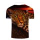 thumbnail image 3 of Blusa de manga corta con estampado de cuello vuelto para hombre Pompotops  oipoqjl24643, 3 of 3