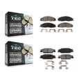 thumbnail image 1 of TEC Front Rear Ceramic Brake Pads Kit for Car Pontiac Grand Prix Cadillac CTS STS KTC-100480, 1 of 10