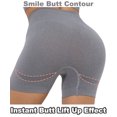 thumbnail image 3 of QRIC Women Sports Shorts Smile Contour Tummy Control Workout Gym Yoga Hot Shorts, 3 of 6