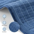 thumbnail image 2 of Heating Pad, Large Size 12''x24'' with 4 Heat Settings, Auto Shut-off - Blue, 2 of 11