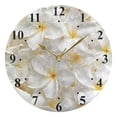 thumbnail image 5 of Egg Flowers Black 10 inch Wall Clocks Non Ticking Easy to Read Battery Decorative for Home Bathroom Kitchen Bedroom Living Room, 5 of 8
