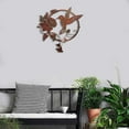 thumbnail image 6 of bird of metal Wall Hanging Garden Outdoor Fence Art Patio Sculptures Hanging Decorations Porch Living Room, 6 of 7