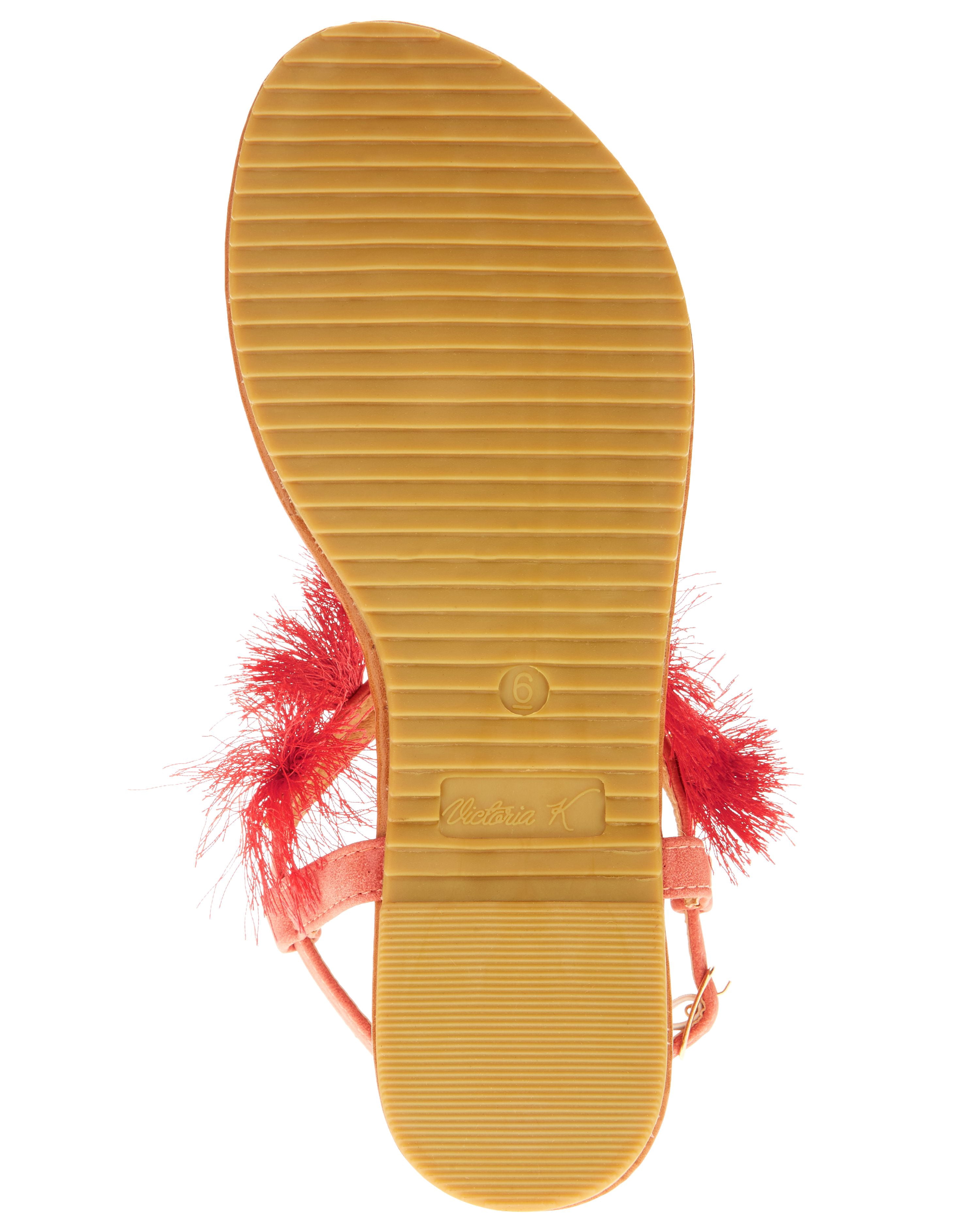 Victoria K Women's Fringe Design sandals