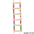 thumbnail image 1 of Ladder Bird Toy Creative Funny Bead Design Wooden Parrot Chew Toy Bird Swing Toy, 1 of 10