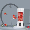 thumbnail image 2 of Mini Juicer Cup With 6 Blades Multifunctional Household Electric Juicer Blender Baby Food Mixing Machine White, 2 of 4