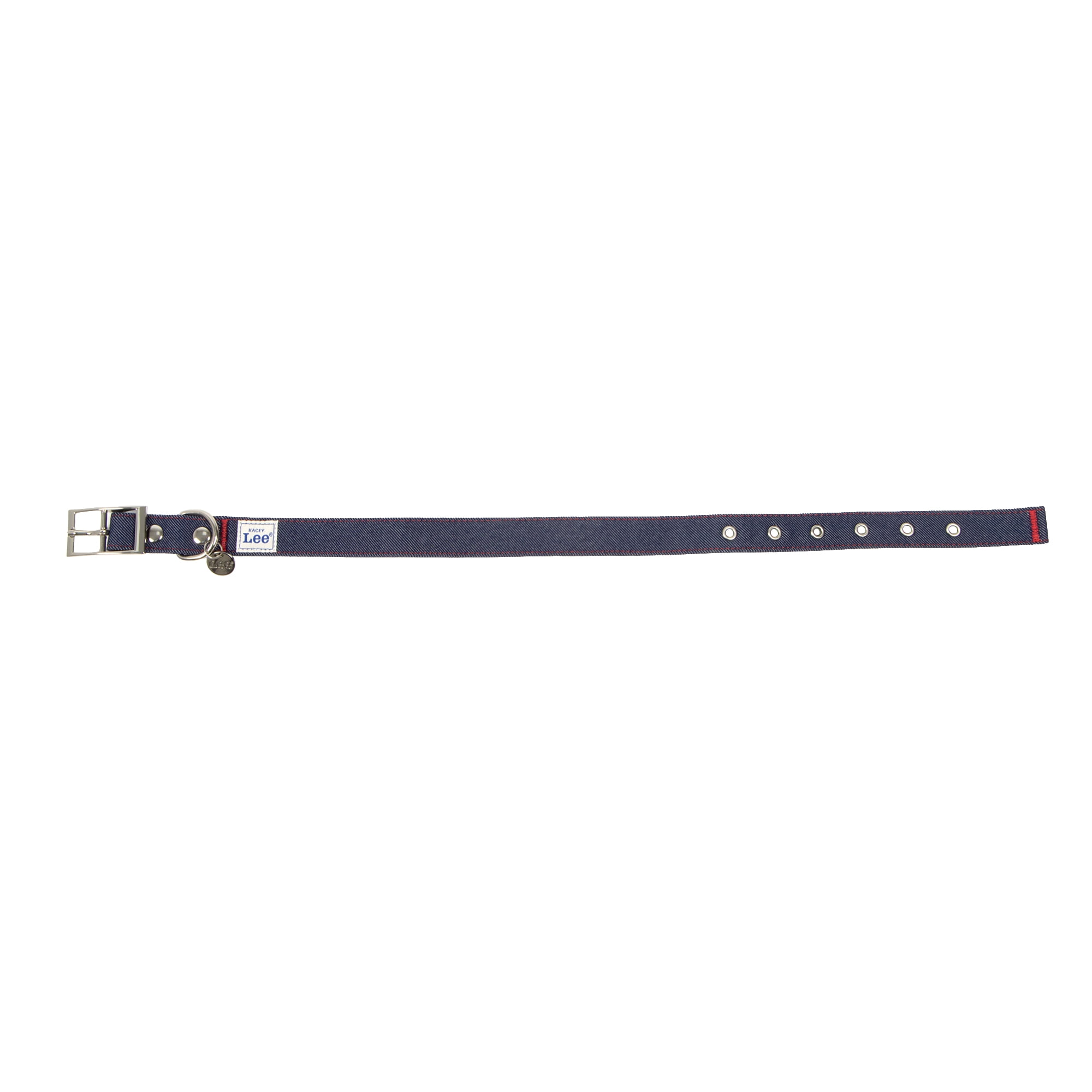 Kacey Lee® Denim Fashion Dog Collar, Blue, Medium