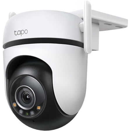TP-Link Tapo 2K Outdoor Pan/Tilt Security Wireless Network Camera, 360 ° Field of View, Motion Tracking, Night Vision