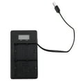 thumbnail image 1 of Lp-E6 Battery Charger Lcd Dual Charger For 5Ds R 5D Mark Ii 5D Mark Iii 6D 7D 80D 5Ds R Camera,1*LED USB Dual Chager,Black, 1 of 8