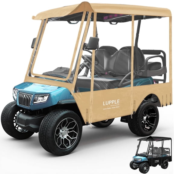 LUPPLE Golf Cart Enclosure 4 Passenger for Evolution D5 Ranger & Maverick 2 2 Plus