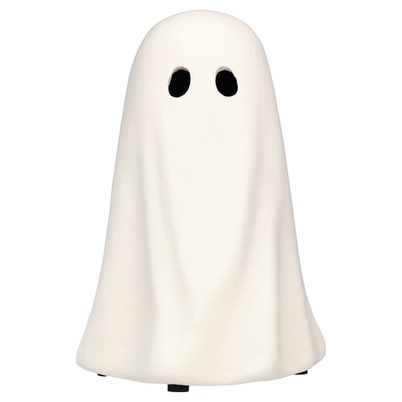 Paper Mache Ghost Decoration, White, 11", Halloween by Way To Celebrate
