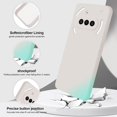 thumbnail image 2 of YWC-Silicone Case Compatible with Nothing Phone 3a, Full Body Silky Soft Touch Phone Case with Camera Protection, Shockproof Cover with Microfiber Lining, Off White, 2 of 4
