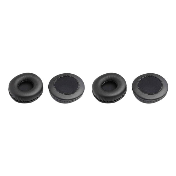 Sidaley 1 par de almohadillas de esponja de PU para auriculares, a prueba de polvo, lavables, con cancelación de ruido, accesorios de cubierta para Negro 70 mm 2piezas