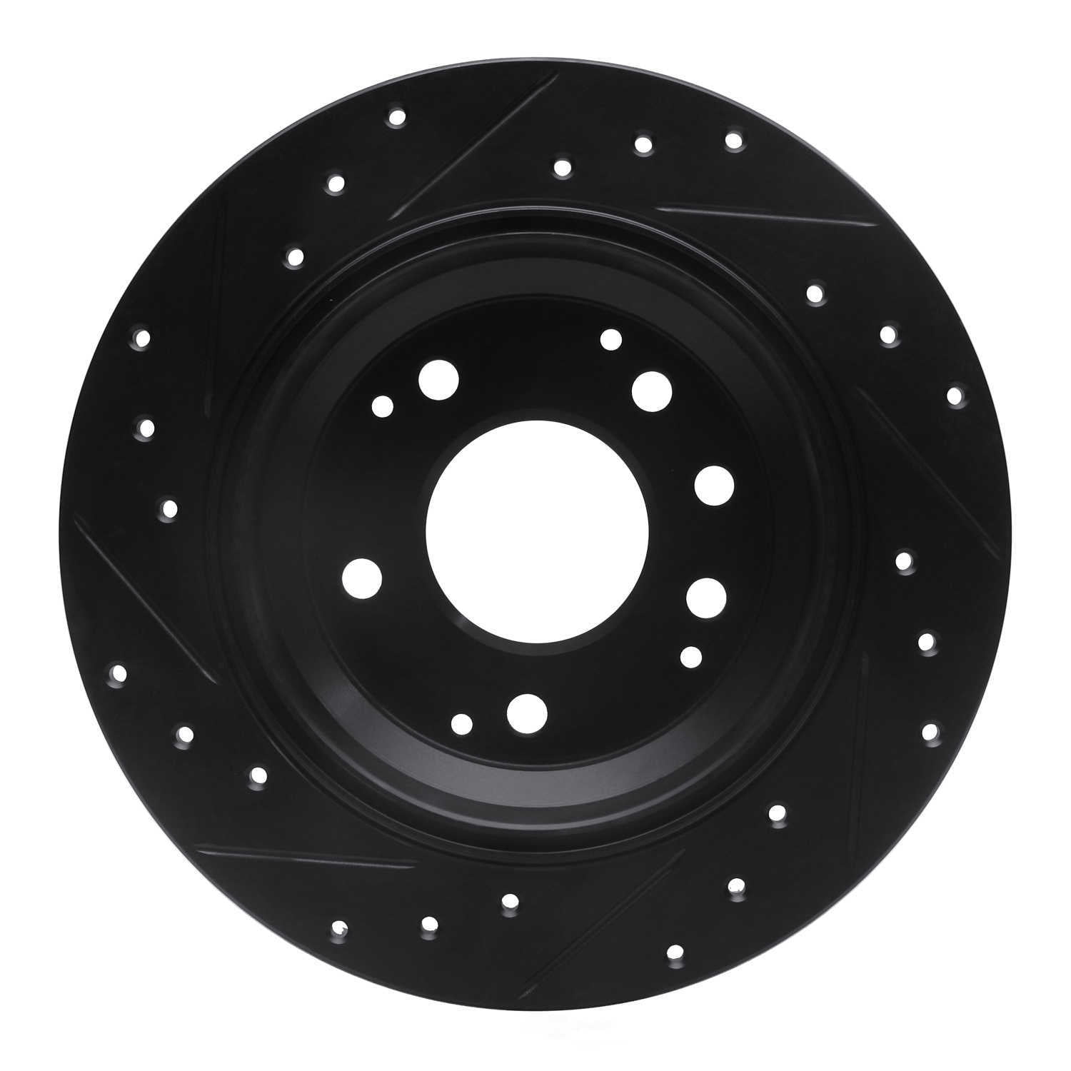 Dynamic Friction Company 633-59041R DFC Brake Rotor - Drilled And Slotted - Black