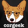 thumbnail image 3 of CafePress - Corgeek Women's V Neck Dark T Shirt - Women's V-Neck Dark T-Shirt, 3 of 4