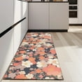 thumbnail image 4 of Pioneer Flower Floral Print Pattern Kitchen Rug Mat,Kitchen Runner Rugs Non Skid Washable,Decorative Kitchen Floor Mats for Kitchen,Sink,Laundry,17"X47", 4 of 5