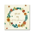 thumbnail image 1 of Trademark Fine Art 'Flourish III' Canvas Art by Veronique Charron, 1 of 3