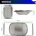 thumbnail image 2 of Coladera De Malla Expandible CHIC FLIC RD Royal Cook De Acero Inoxidable 13.5 x 9.5 Pulgadas, 2 of 5